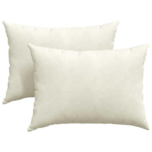Sofakissen 2er Set Creme Cord 70x50 cm