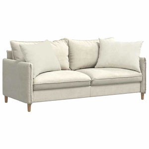 Sofakissen 2er Set Creme Cord 70x50 cm