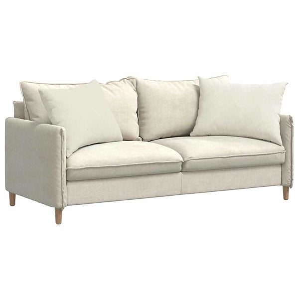 Sofakissen 2er Set Creme Cord 70x50 cm