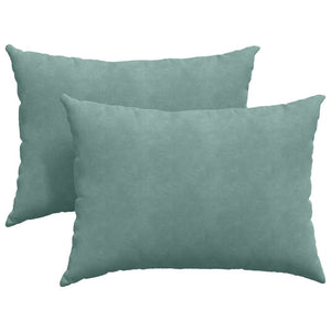2er Set Sofakissen Cord Meergrün 70x50 cm