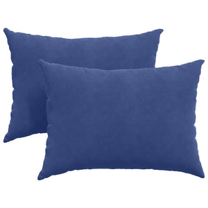 Sofakissen 2er Set Polizeiblau Cord 70x50 cm