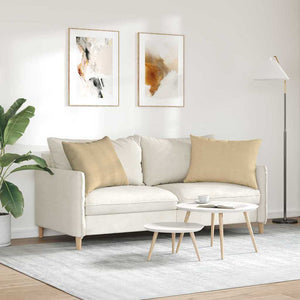 Sofakissen 2er Set Grau-Grün Cord 70x50 cm