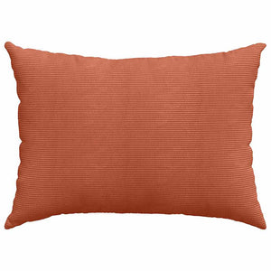 2er Set Sofakissen Rot-Orange Cord 70x50 cm