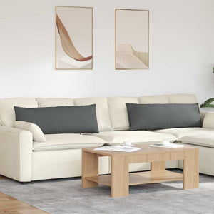Sofakissen Dunkelgrau 120x40 cm, 2er-Set