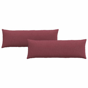 Sofakissen 2er Set Weinrot 120x40 cm