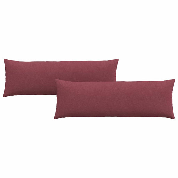 Sofakissen 2er Set Weinrot 120x40 cm