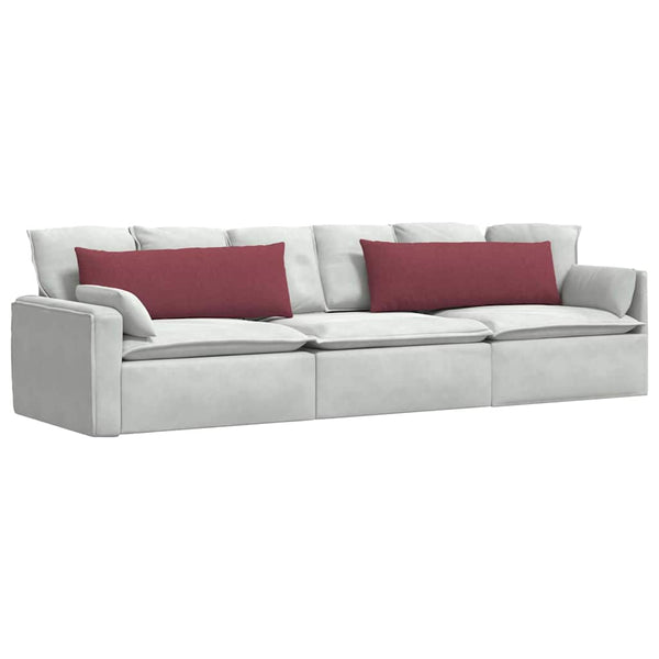 Sofakissen 2er Set Weinrot 120x40 cm