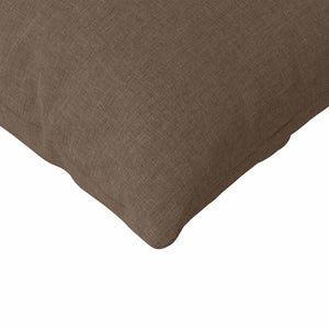 Braune Sofakissen 2er Set, 120x40 cm