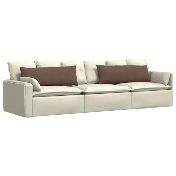 Braune Sofakissen 2er Set, 120x40 cm
