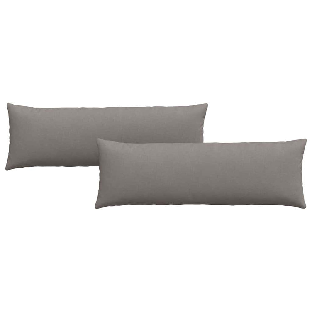 Sofakissen 2er Set Taupe 120x40 cm