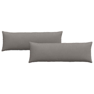 Sofakissen 2er Set Taupe 120x40 cm