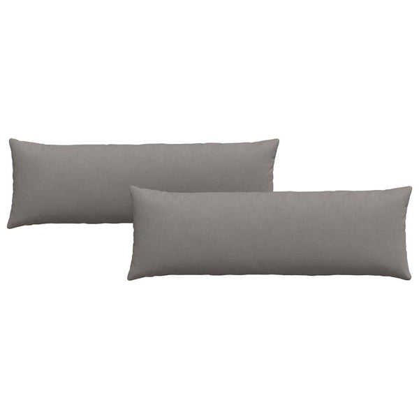 Sofakissen 2er Set Taupe 120x40 cm