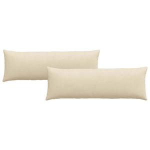 Sofakissen 2er Set Creme 120x40 cm