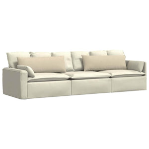 Sofakissen 2er Set Creme 120x40 cm
