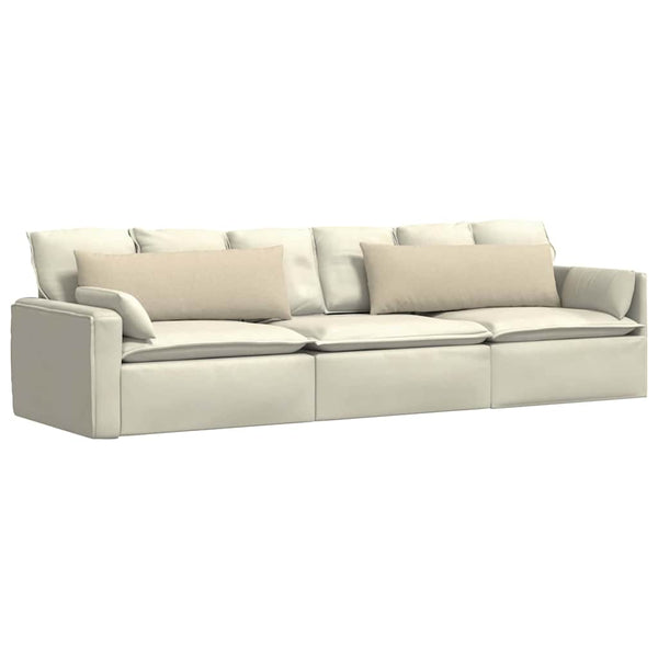 Sofakissen 2er Set Creme 120x40 cm
