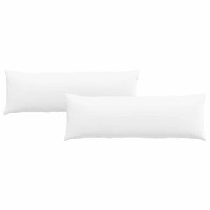 Sofakissen 2er-Set Weiß 120x40 cm