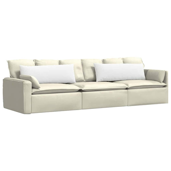 Sofakissen 2er-Set Weiß 120x40 cm