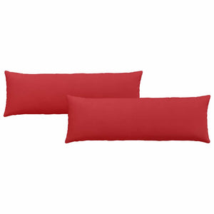 Rote Sofakissen 120x40cm, 2er Set