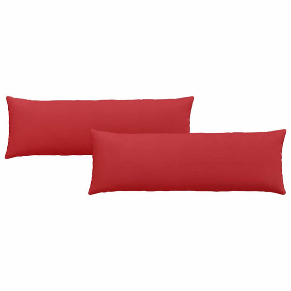 Rote Sofakissen 120x40cm, 2er Set