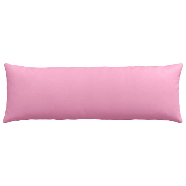 vidaXL Coussins de canapé 2 pcs Rose 120 x 40 cm Tissu