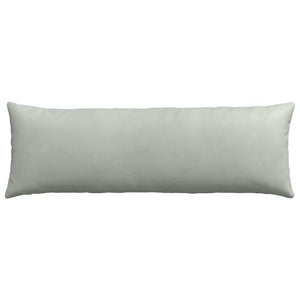 vidaXL Coussins de canapé 2 pcs Gris clair 120 x 40 cm Tissu en velours côtelé