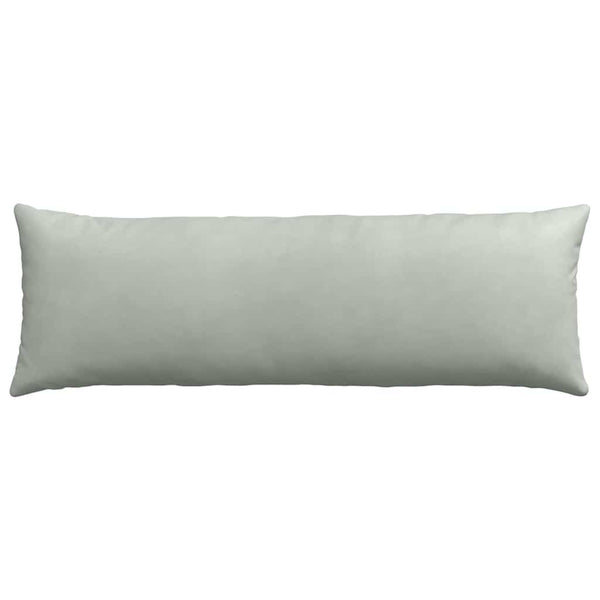 vidaXL Coussins de canapé 2 pcs Gris clair 120 x 40 cm Tissu en velours côtelé