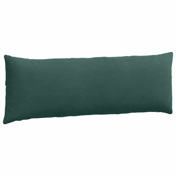 Dunkelgrüne Cord Sofakissen 120x40cm, 2er-Set
