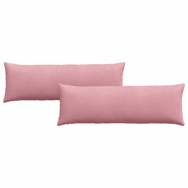 Sofakissen 2er Set Rosa Cord 120x40 cm