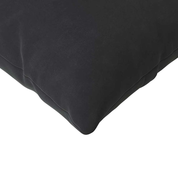 Sofakissen 2er Set Schwarz Cord 120x40 cm