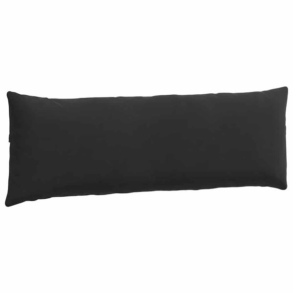 Sofakissen 2er Set Schwarz Cord 120x40 cm