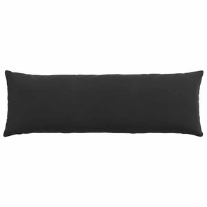 Sofakissen 2er Set Schwarz Cord 120x40 cm