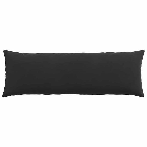Sofakissen 2er Set Schwarz Cord 120x40 cm