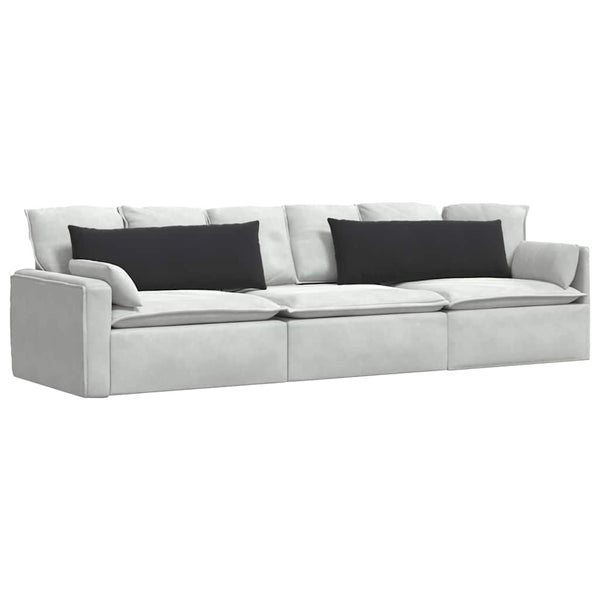 Sofakissen 2er Set Schwarz Cord 120x40 cm