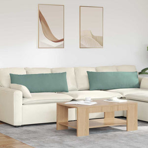 Sofakissen 2er Set Cord Meergrün 120x40 cm
