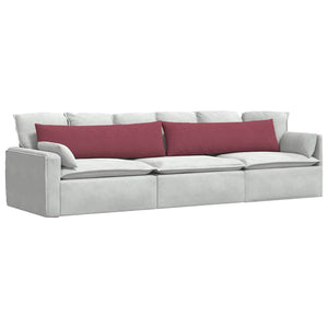 Sofakissen 2er Set Weinrot 145x40 cm