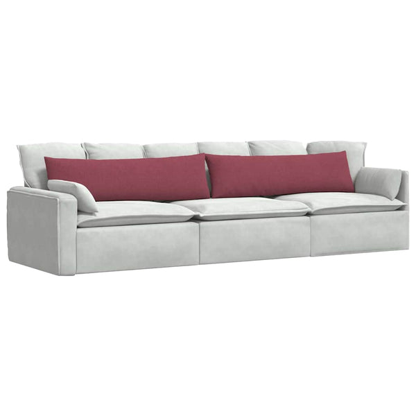 Sofakissen 2er Set Weinrot 145x40 cm