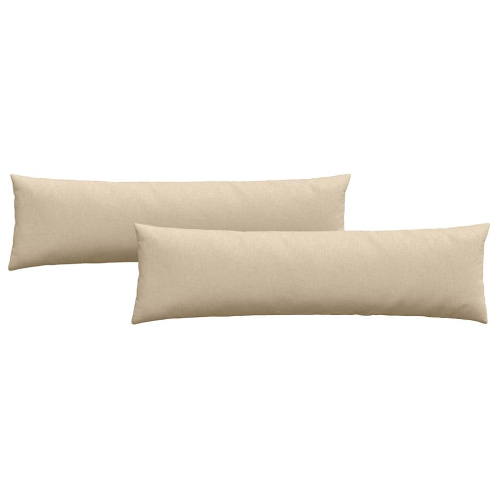 Sofakissen 2er-Set Creme 145x40 cm