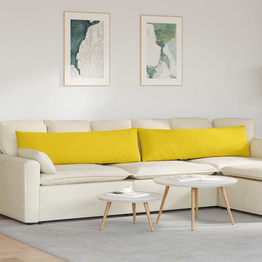 Sofakissen Gelb 2er Set 145x40 cm