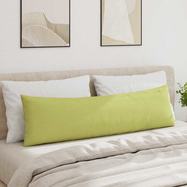 vidaXL Coussins de canapé 2 pcs Vert clair 145 x 40 cm Tissu