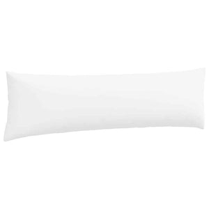 vidaXL Coussins de canapé 2 pcs Blanc 145 x 40 cm Tissu