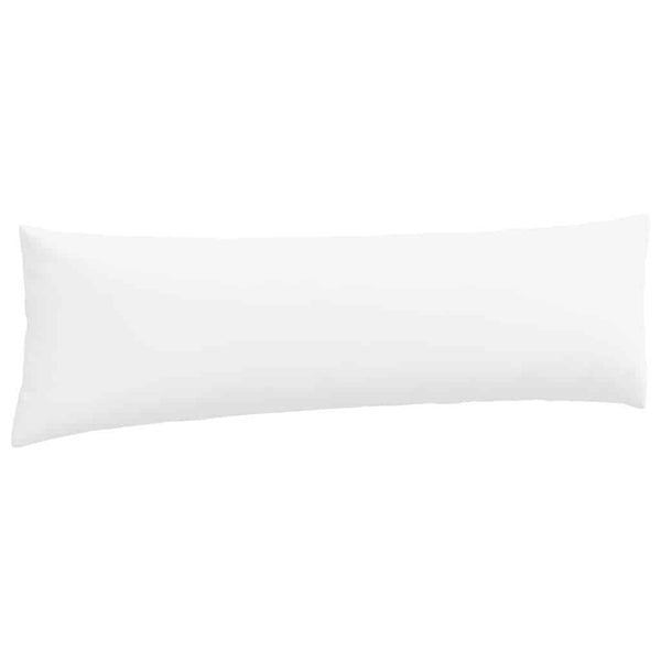 vidaXL Coussins de canapé 2 pcs Blanc 145 x 40 cm Tissu