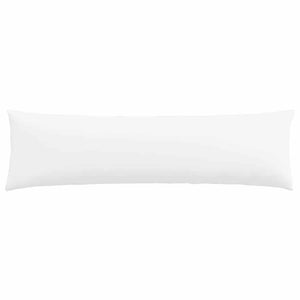 vidaXL Coussins de canapé 2 pcs Blanc 145 x 40 cm Tissu
