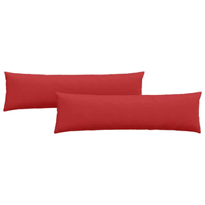 Rote Sofakissen 2er Set 145x40 cm