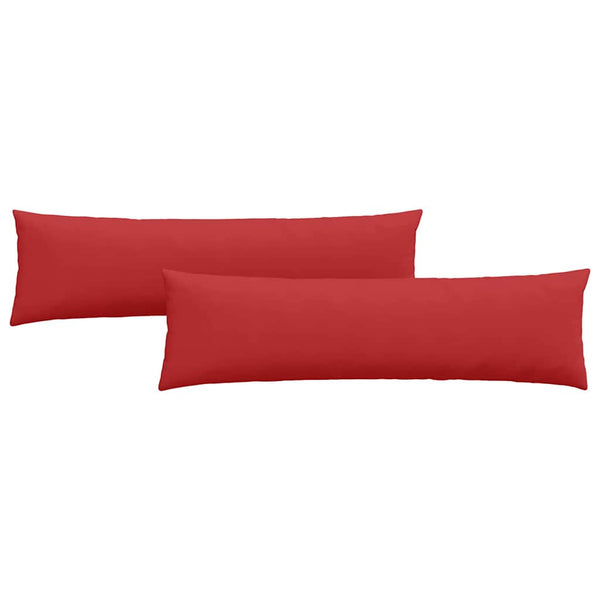 Rote Sofakissen 2er Set 145x40 cm