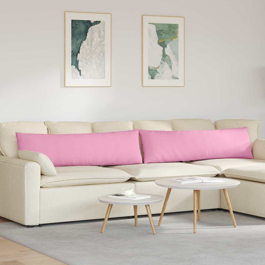 Rosa Sofakissen 2er Set 145x40 cm