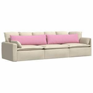Rosa Sofakissen 2er Set 145x40 cm