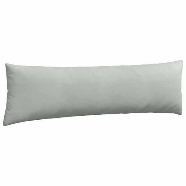 Sofakissen 2er Set Hellgrau Cord 145x40 cm