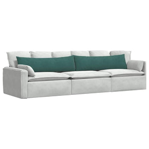 Dunkelgrüne Cord Sofakissen 2er-Set 145x40 cm