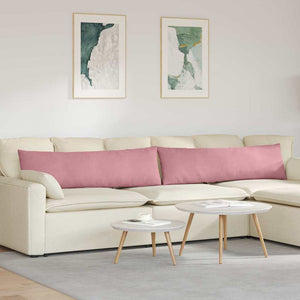 Sofakissen 2er Set Rosa Cord 145x40cm