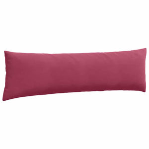 Weinrote Cord Sofakissen, 2er-Set, 145x40 cm